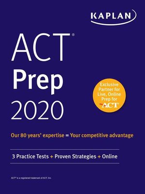 cover image of ACT Prep 2020